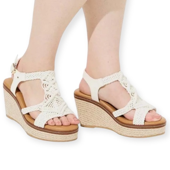 TORRID | Macrame Espadrille Wedge - size 11 (extra wide) - Picture 7 of 7